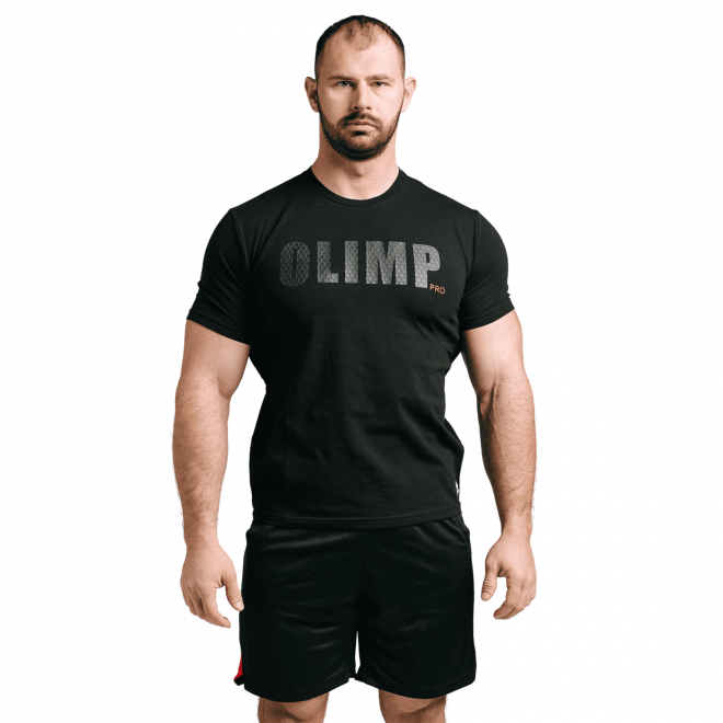 T-shirt homme Olimp - Men T-Shirt Grip Pro noir