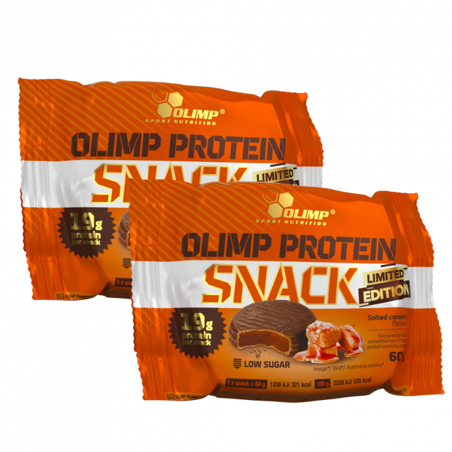2 x Olimp Protein Snack Salted Caramel - 60 g