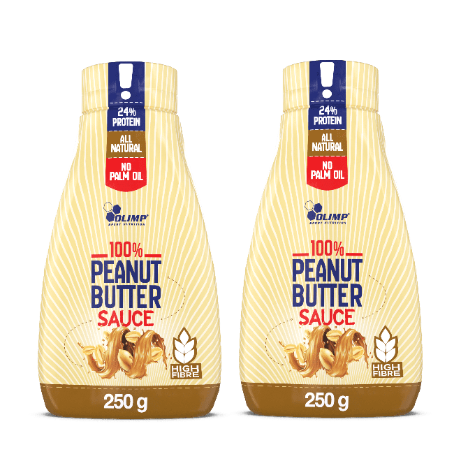 2 x Olimp 100% Peanut Butter Sauce - 250 g
