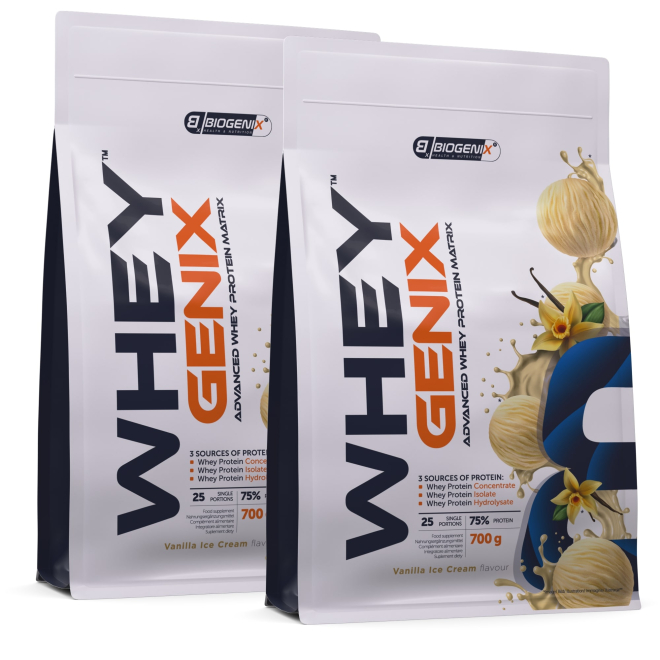 2 x Biogenix Whey Genix - 700 g